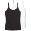 imageFrench Toast Girls 2Pack Basic Cami TopsBlackWhite