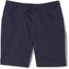 imageFrench Toast Girls Big PullOn Cotton Twill Shorts with PocketsNavy