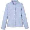 imageFrench Toast Girls Fitted WrinkleResistant Long Sleeve Oxford ShirtLight Blue
