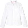 imageFrench Toast Girls Fitted WrinkleResistant Long Sleeve Oxford ShirtWhite