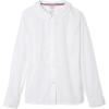 imageFrench Toast Girls Long Sleeve Woven Shirt with Peter Pan Collar Standard ampamp PlusWhite