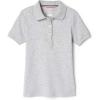imageFrench Toast Girls Short Sleeve Picot Collar Polo School Uniform Shirt Standard and PlusHeather Gray
