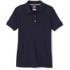 imageFrench Toast Girls Short Sleeve Picot Collar Polo School Uniform Shirt Standard and PlusNavy Og