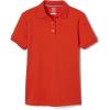imageFrench Toast Girls Short Sleeve Picot Collar Polo School Uniform Shirt Standard and PlusOrange