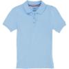 imageFrench Toast Girls Short Sleeve Stretch Pique Polo ShirtLight Blue