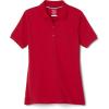 imageFrench Toast Girls Short Sleeve Stretch Pique Polo ShirtRed