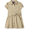 imageFrench Toast Girls Twill Safari ShirtdressKhaki Beige