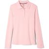 imageFrench Toast Girls Uniform Long Sleeve Polo with Picot Collar Standard ampamp PlusPink