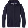 imageFrench Toast Kids Adaptive Long Sleeve Fleece Hoodie with Flat Seams and Hidden Hook and Loop ClosureNavy New