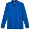 imageFrench Toast Pique Polo School Uniform Shirt with Long Sleeves for Boys and GirlsRoyal