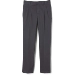 imageFrench Toast Boys Adjustable Waist Relaxed Fit Pleated Pant Standard ampamp HuskyHeather Gray