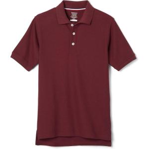 imageFrench Toast Boys Short Sleeve Pique Polo Uniform Shirt Standard ampamp HuskyBurgundy