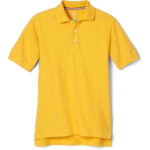 imageFrench Toast Boys Short Sleeve Pique Polo Uniform Shirt Standard ampamp HuskyGold