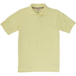 imageFrench Toast Boys Short Sleeve Pique Polo Uniform Shirt Standard ampamp HuskyLight Yellow