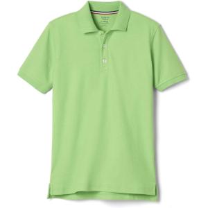 imageFrench Toast Boys Short Sleeve Pique Polo Uniform Shirt Standard ampamp HuskyLime Green