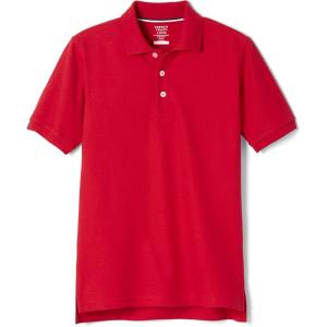 imageFrench Toast Boys Short Sleeve Pique Polo Uniform Shirt Standard ampamp HuskyRed