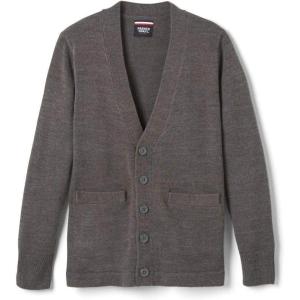 imageFrench Toast Boys VNeck AntiPill CardiganCharcoal Heather Gray