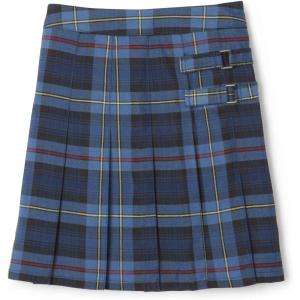 imageFrench Toast Girls Adjustable Waist PleatedFront Twotab ScooterBlue  Red Plaid