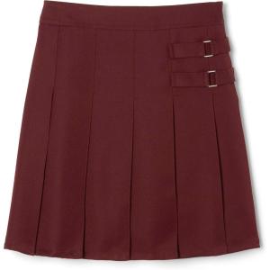 imageFrench Toast Girls Adjustable Waist PleatedFront Twotab ScooterBurgundy