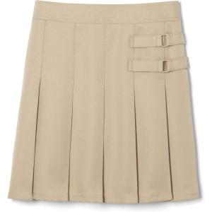 imageFrench Toast Girls Adjustable Waist PleatedFront Twotab ScooterKhaki