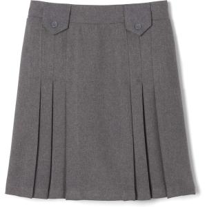 imageFrench Toast Girls Front Pleated Skirt with TabsHeather Gray