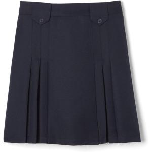 imageFrench Toast Girls Front Pleated Skirt with TabsNavy