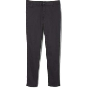 imageFrench Toast Girls Little Slim Fit Stretch Twill PantBlack