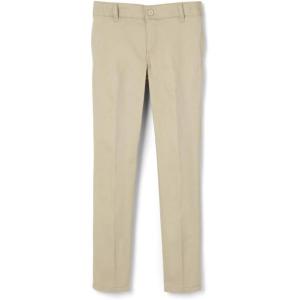 imageFrench Toast Girls Little Slim Fit Stretch Twill PantKhaki