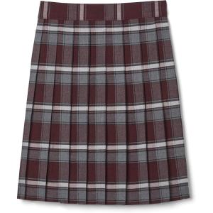 imageFrench Toast Girls Plaid Pleated SkirtBurgundy Plaid