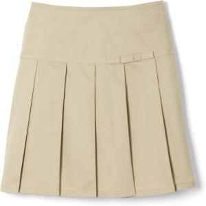 imageFrench Toast Girls Pleated Scooter with Gross Grain RibbonKhaki