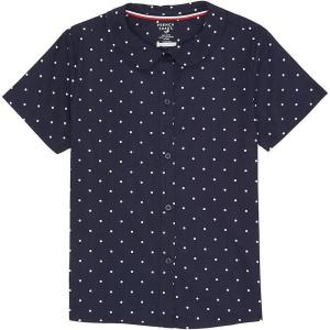imageFrench Toast Girls Short Sleeve Peter Pan Collar Blouse Standard and PlusNavy  White