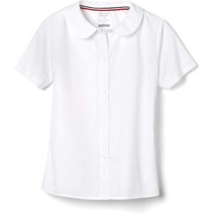 imageFrench Toast Girls Short Sleeve Peter Pan Collar Blouse Standard and PlusWhite