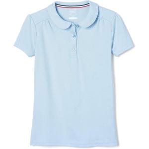 imageFrench Toast Girls Short Sleeve Peter Pan Collar PoloLight Blue