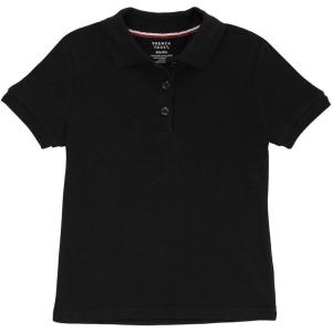 imageFrench Toast Girls Short Sleeve Picot Collar Polo School Uniform Shirt Standard and PlusBlack Og1