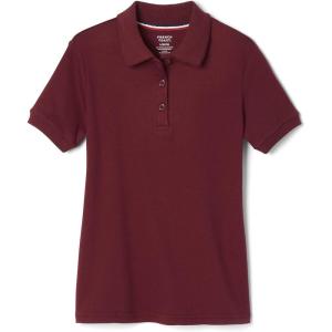 imageFrench Toast Girls Short Sleeve Picot Collar Polo School Uniform Shirt Standard and PlusBurgundy