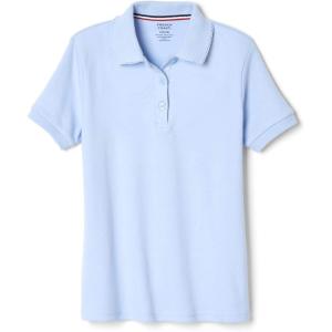 imageFrench Toast Girls Short Sleeve Picot Collar Polo School Uniform Shirt Standard and PlusLight Blue