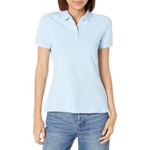 imageFrench Toast Girls Short Sleeve Picot Collar Polo School Uniform Shirt Standard and PlusLight Blue Og