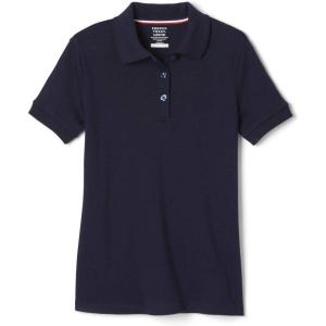 imageFrench Toast Girls Short Sleeve Picot Collar Polo School Uniform Shirt Standard and PlusNavy Og