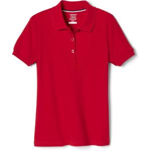imageFrench Toast Girls Short Sleeve Picot Collar Polo School Uniform Shirt Standard and PlusRed
