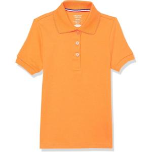 imageFrench Toast Girls Short Sleeve Picot Collar Polo School Uniform Shirt Standard and PlusSun Orange