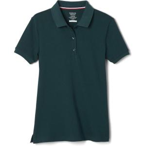 imageFrench Toast Girls Short Sleeve Stretch Pique Polo ShirtHunter Green