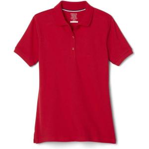imageFrench Toast Girls Short Sleeve Stretch Pique Polo ShirtPink