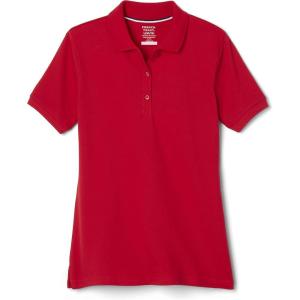 imageFrench Toast Girls Short Sleeve Stretch Pique Polo ShirtRed