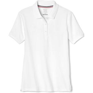 imageFrench Toast Girls Short Sleeve Stretch Pique Polo ShirtWhite