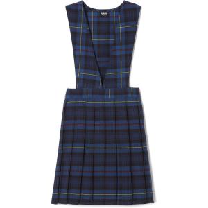 imageFrench Toast Girls VNeck JumperBlue  Red Plaid