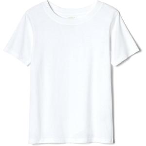 imageFrench Toast Kids Adaptive Short Sleeve SuperSoft Crewneck Tee Shirt with Flat SeamsWhite