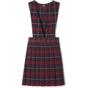 imageFrench Toast girls Vneck JumperNavy  Red Plaid