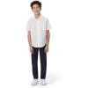 imageFrench Toast Boys Short Sleeve Classic Poplin Dress Shirt Standard ampamp HuskyWhite