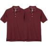imageFrench Toast Boys 2Pack Short Sleeve Pique Polo ShirtBurgundy