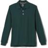 imageFrench Toast boys Pique Polo School Uniform Shirt With Long Sleeves for Boys and GirlsHunter Green